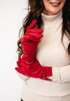 Serafina Collection Fleeced Lined Gloves, Red