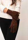 Serafina Collection Wool Blend Gloves, Brown