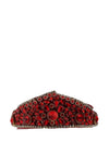 Serafina Collection Diamante Crown Headband, Wine