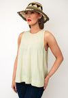 Malissa J Woven Straw Hat, Beige Multi