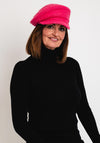 Serafina Collection Baker Boy Hat, Fuchsia