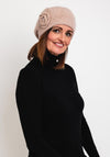 Serafina Collection Floral Beret, Taupe