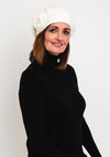 Serafina Collection Floral Beret, White