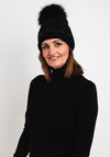 Serafina Collection Diamante Bauble Hat, Black