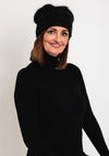 Serafina Collection Furry Pearl Hat, Black
