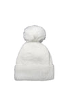 Serafina Collection Cable Knit Bauble Hat, Off White