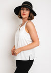 Serafina Collection Back Bow Cloche Hat, Black