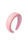 Serafina Collection Multi Pearl Headband, Bright Pink
