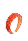 The Serafina Collection Pearl Headband, Orange
