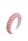 The Serafina Collection Pearl Headband, Soft Pink