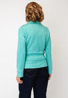 Serafina Collection Faux Suede Biker Jacket, Green