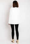 Serafina Collection Cape Sleeve Blazer, White