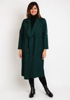 Serafina Collection One Size Drawstring Trench Coat, Green
