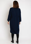 Serafina Collection One Size Drawstring Trench Coat, Navy