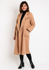 Serafina Collection One Size Drawstring Trench Coat, Taupe