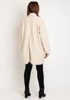Serafina Collection One Size Sherpa Style Jacket, Cream