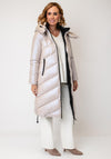 Serafina Collection Hooded Puffer Coat, Pearlescent
