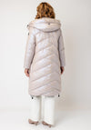 Serafina Collection Hooded Puffer Coat, Pearlescent