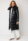Serafina Collection Hooded Puffer Coat, Black