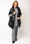 Serafina Collection Hooded Padded Gilet, Black