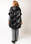 Serafina Collection Hooded Padded Gilet, Black