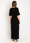 Serafina Collection One Size Wide Leg Jumpsuit, Black