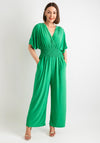 Serafina Collection One Size Wide Leg Jumpsuit, Green