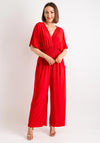 Serafina Collection One Size Wide Leg Jumpsuit, Red