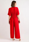 Serafina Collection One Size Wide Leg Jumpsuit, Red