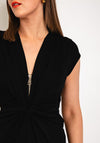 Serafina Collection Zip One Size Leg Jumpsuit, Black
