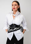 Serafina Collection Magnetic Pearl Neck Scarf, Pearl