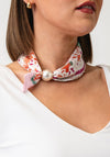 Serafina Collection Botanical Print Scarf, Pink Multi