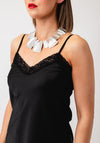 Serafina Collection Distressed Tiered Necklace, Silver