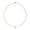 Burren Jewellery Sweet Pea Choker Necklace, Gold