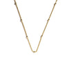 9 Carat Rope & Ball Necklace, Silver