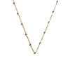 9 Carat Gold Ball & Curb Chain Necklace, Gold