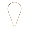 9 Carat Gold Small Oval Rambo Chain Necklace, Gold