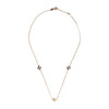 9 Carat Gold Opal Floral Trio Necklace, Gold