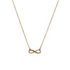 9 Carat Gold Infinity Necklace, Gold