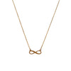 9 Carat Gold Infinity Necklace, Gold - McElhinneys