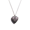 Sterling Silver Claddagh Locket Necklace, Silver
