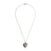 Sterling Silver Claddagh Locket Necklace, Silver