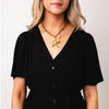 Serafina Collection Starfish Pendent Chain Necklace, Gold