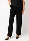 Gerry Weber Essential Tailored Straight Leg Trousers, Black