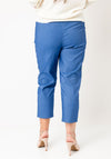 Yew Cargo Style Capri Trousers, Denim Blue