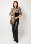 Serafina Collection Pashmina and Brooch Gift Set, Gold