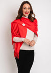 Serafina Collection Pashmina Brooch Gift Set, Coral