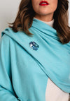 Serafina Collection Pashmina Brooch Gift Set, Turquoise