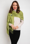 Serafina Collection Pashmina Brooch Gift Set, Kiwi
