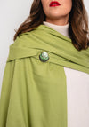 Serafina Collection Pashmina Brooch Gift Set, Kiwi